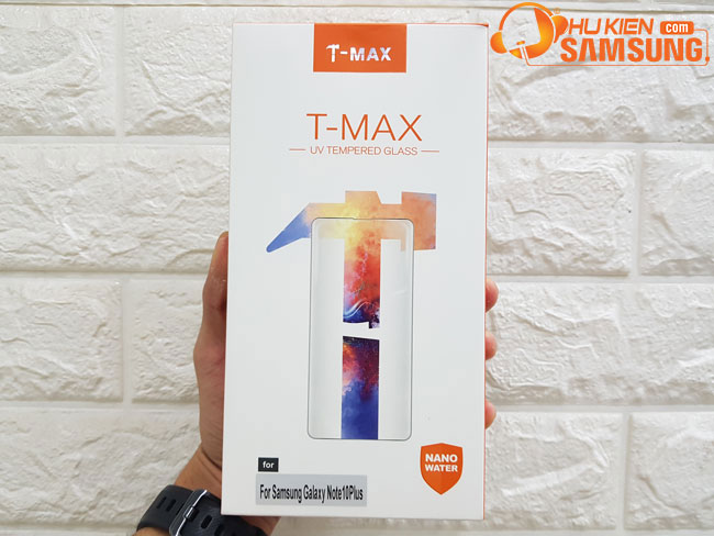 Kính cường lực UV Note 10 Plus full keo hiệu T-max cao cấp
